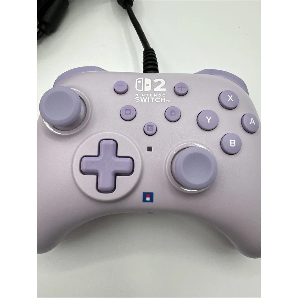 Hori HORIPAD Turbo Wired Controller for Nintendo Switch 2 Cozy Lavender‎